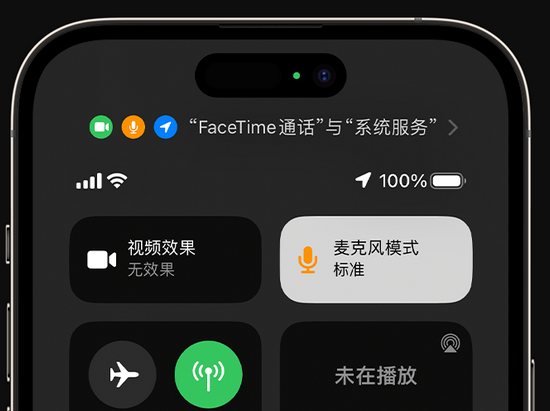 城关苹果授权维修网点分享iPhone在通话时让你的声音更清晰 