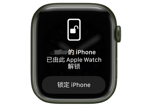 城关苹果手机维修分享用 AppleWatch 解锁配备面容 ID 的 iPhone方法 