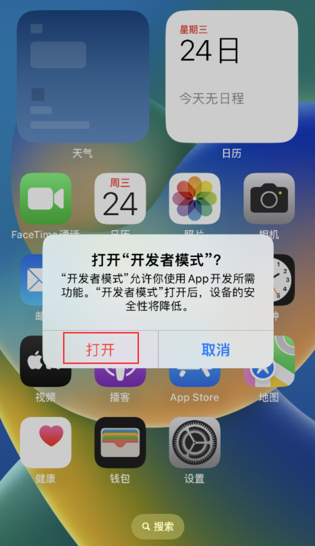 城关苹果手机维修分享如何打开开发者模式 