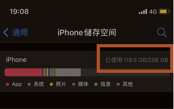 城关苹果13维修分享iPhone13如何查看剩余内存 
