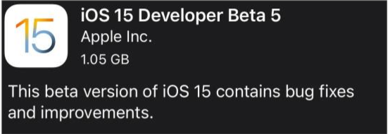 城关苹果手机维修分享如何升级到iOS15.0 beta5 